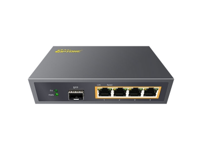 千兆PoE 1光4電（OPT-205P系列）