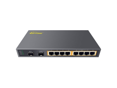 千兆PoE 2光8電（OPT-PSE2210）