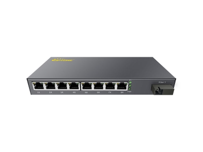 百兆PoE 1光8電（OPT-618P系列）